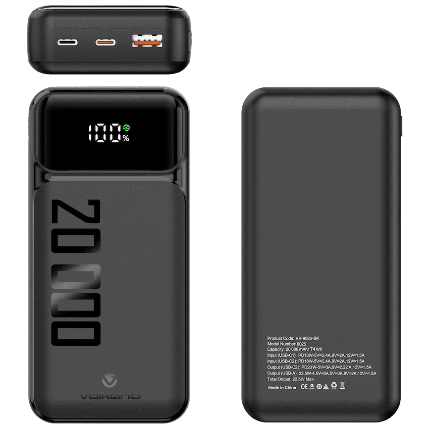 Volkano Roma Series 20000mah PD 22.5w Power Bank
