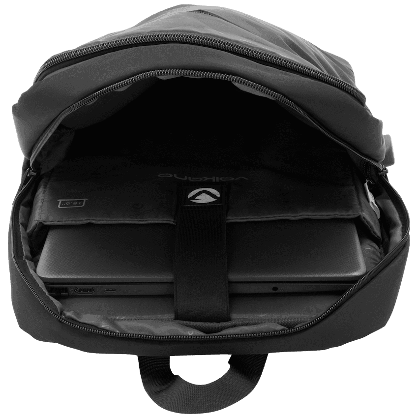 Volkano Roma 15.6" Smart Laptop Backpack - Black