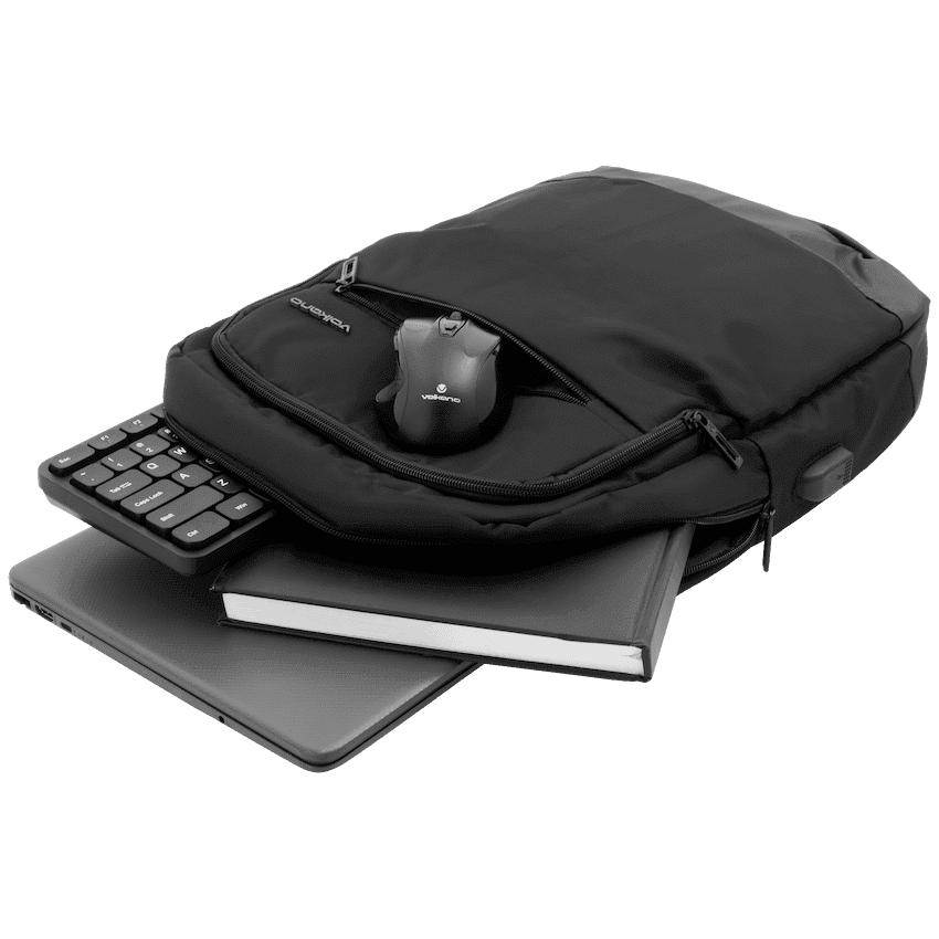 Volkano Roma 15.6" Smart Laptop Backpack - Black