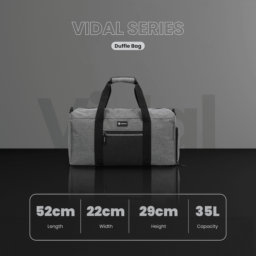 Volkano Vidal 35l Duffle - Grey