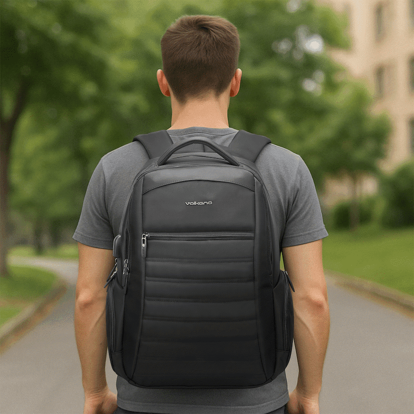 Volkano Boston 15.6" Laptop Backpack - Black