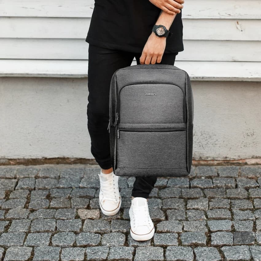 Volkano Pulse 15.6" Laptop Backpack - Charcoal