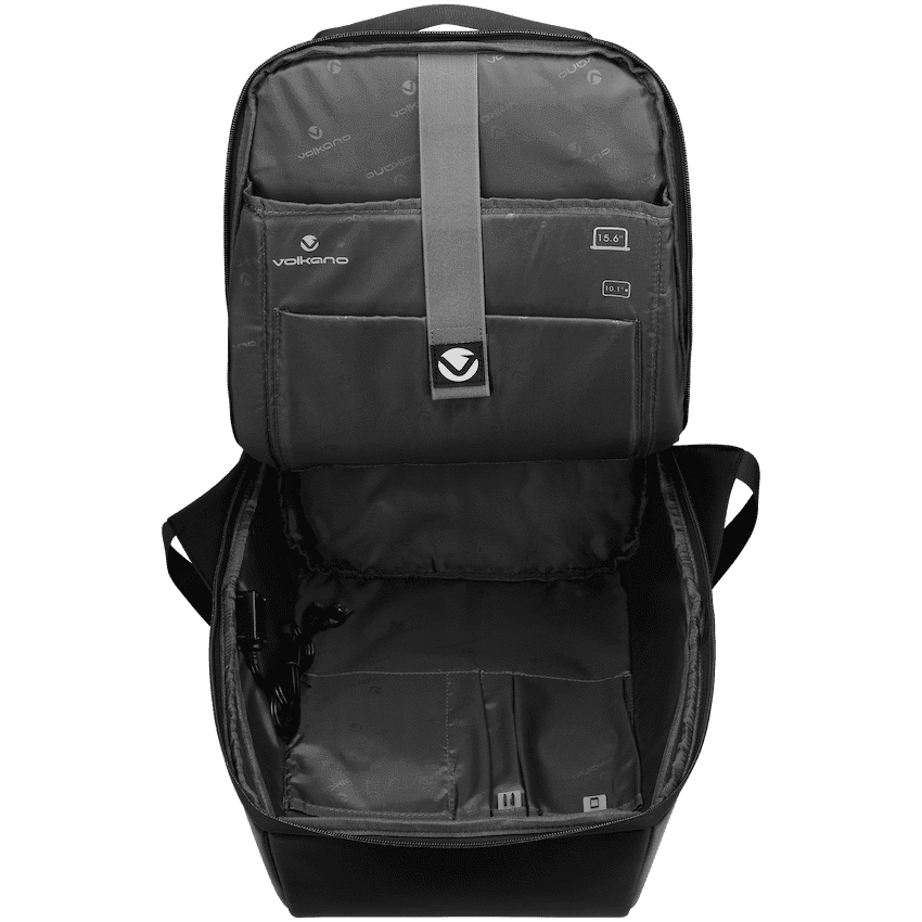 Volkano Aaron 15.6" Smart Laptop Backpack - Black