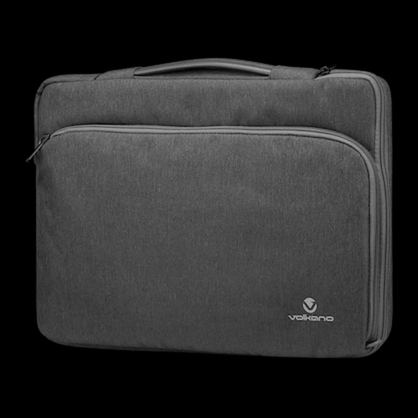 Volkano Deluxe 15.6" Laptop Sleeve - Charcoal