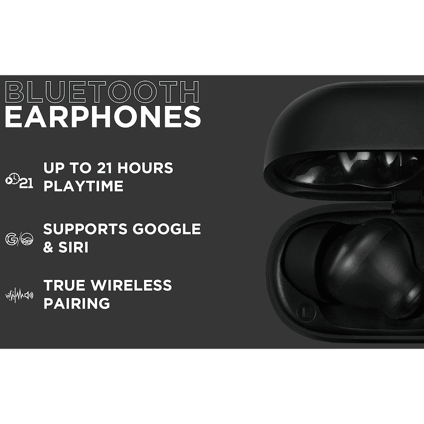 VolkanoX VXT100S TWS Earphones - Black