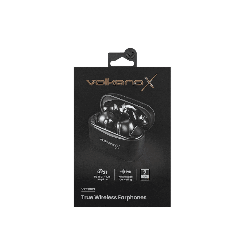 VolkanoX VXT100S TWS Earphones - Black