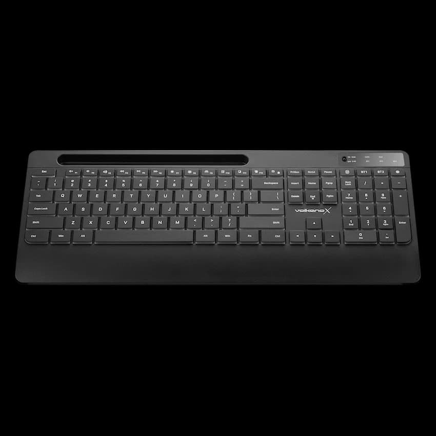 VolkanoX Gem Bluetooth Wireless Keyboard and Mouse - Black