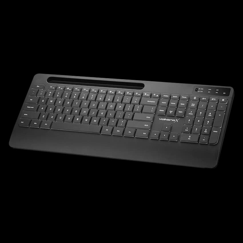 VolkanoX Gem Bluetooth Wireless Keyboard and Mouse - Black