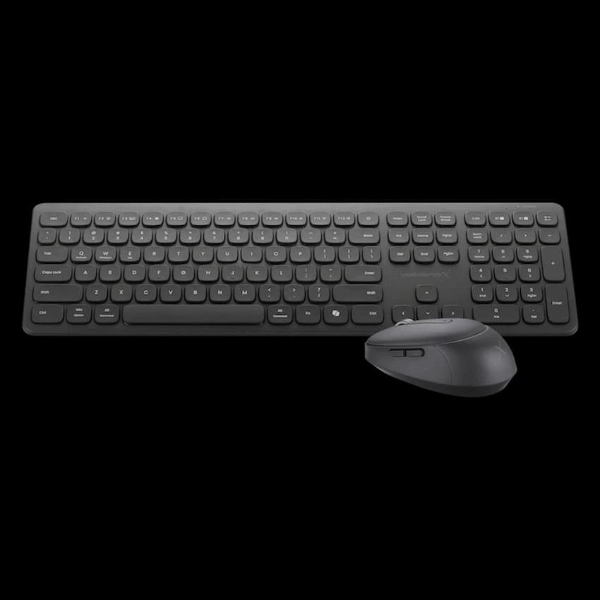 VolkanoX Ignite Bluetooth Wireless Keyboard and Mouse Combo - Graphite