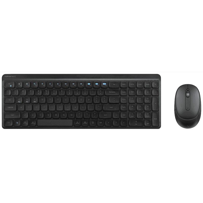 VolkanoX Scorch Bluetooth Wireless Keyboard and Mouse Combo - Graphite