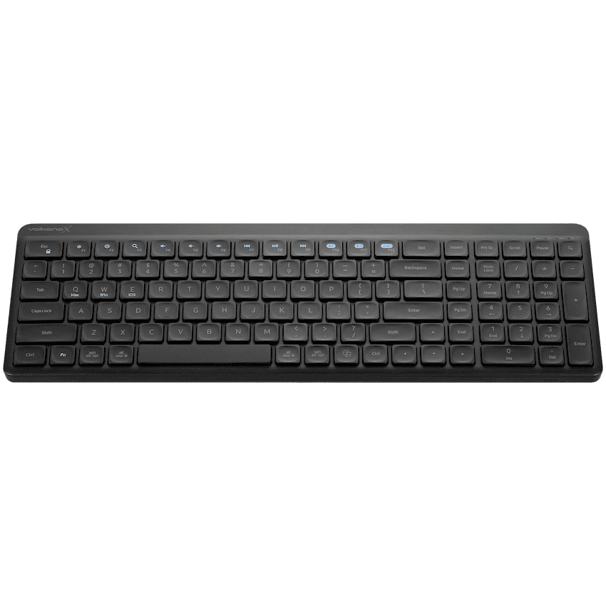 VolkanoX Scorch Bluetooth Wireless Keyboard and Mouse Combo - Graphite
