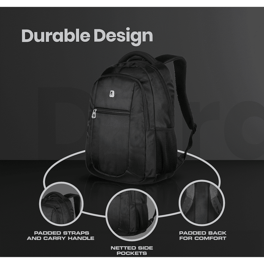 Volkano Jet Backpack 15.6" - Black