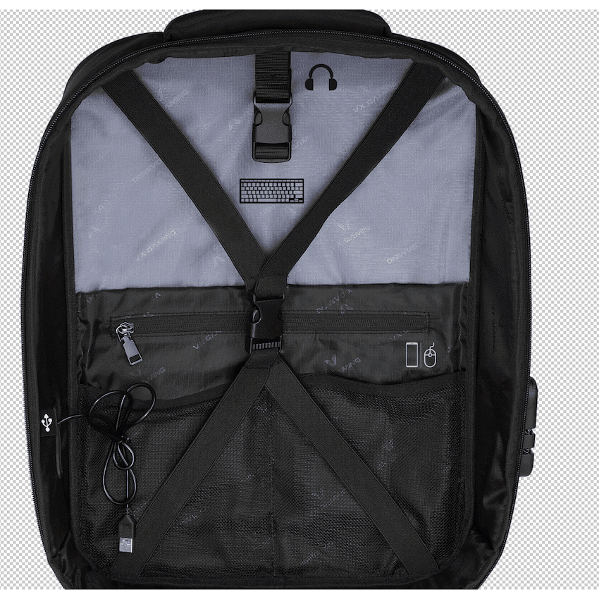 VX Gaming Alien 17.3" Laptop Backpack - Black