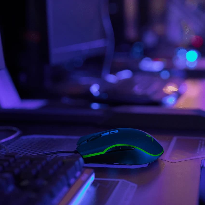 VX Gaming Hypnos Series Gaming Mouse with Rainbow Lighting
