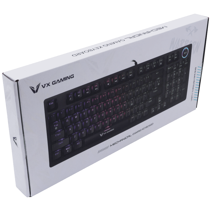 VX Gaming Warborn RGB TKL Mechanical Keyboard