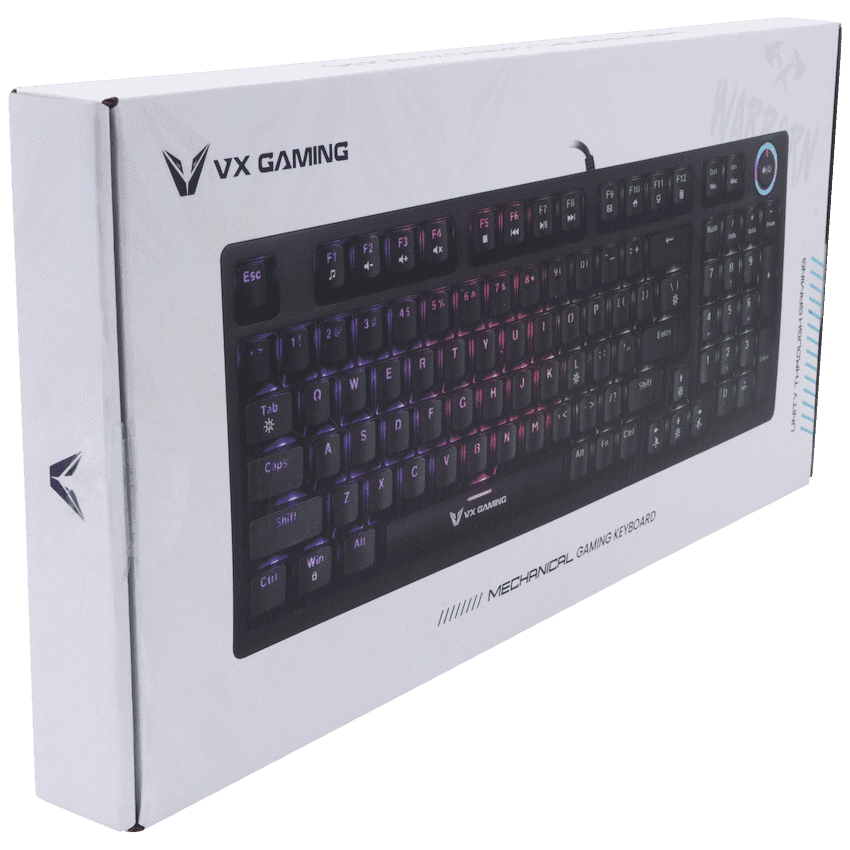 VX Gaming Warborn RGB TKL Mechanical Keyboard