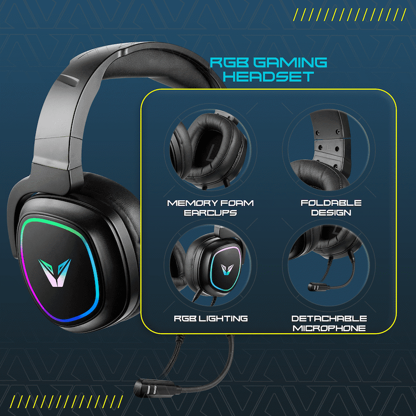 VX Gaming Thunder series Gaming Headset RGB