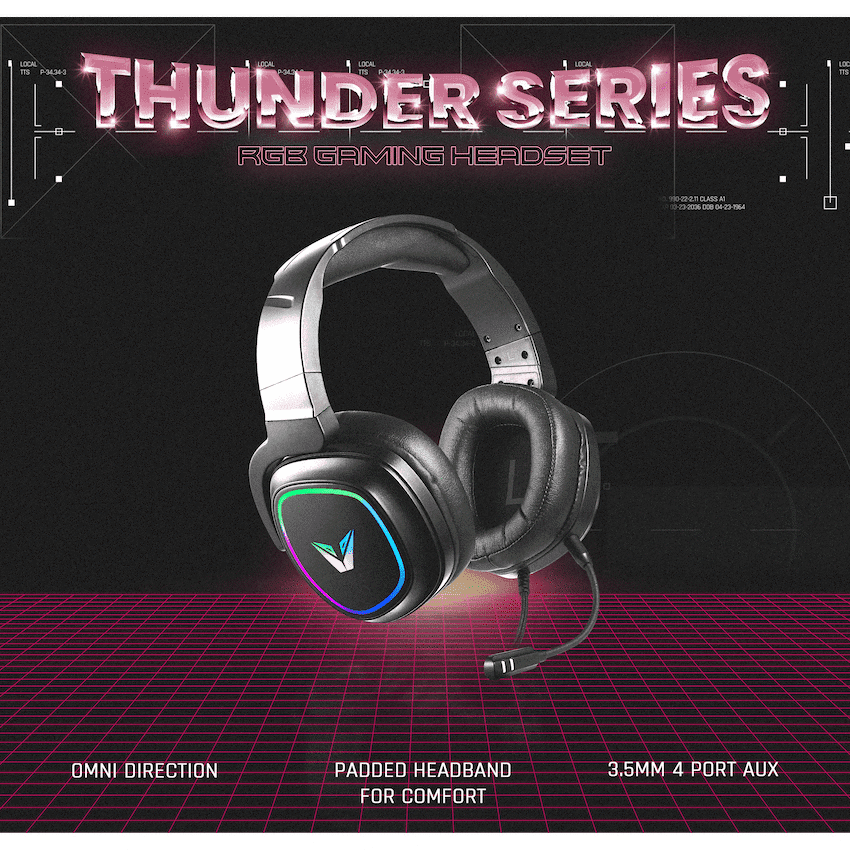 VX Gaming Maverick series Gaming Headset RGB
