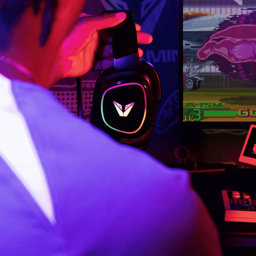 VX Gaming Stealth Series Wireless Gaming Headset - RGB