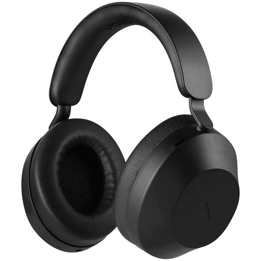 VolkanoX H400 Hybrid Active Noise Cancellation Headphones - Black