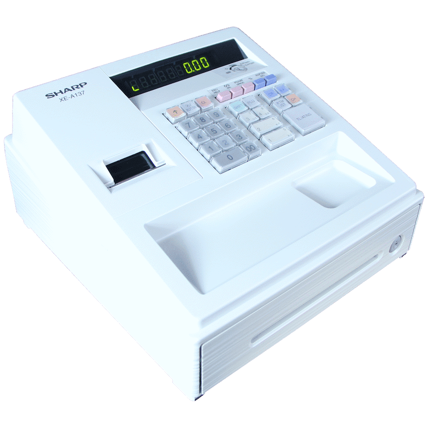 Sharp XE-A137-WH Cash register