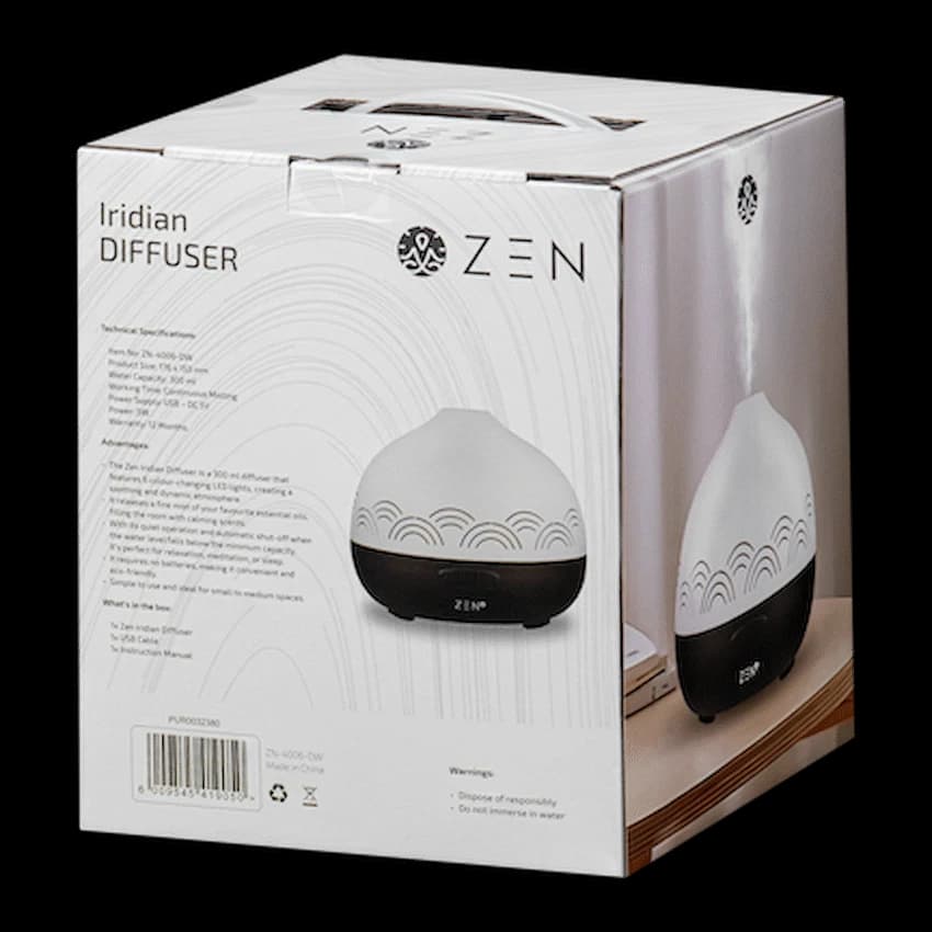 Zen Iridian Diffuser - Dark Wood