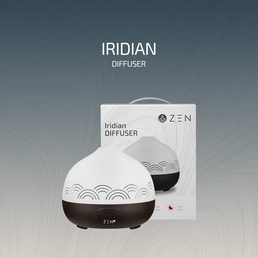 Zen Iridian Diffuser - Dark Wood