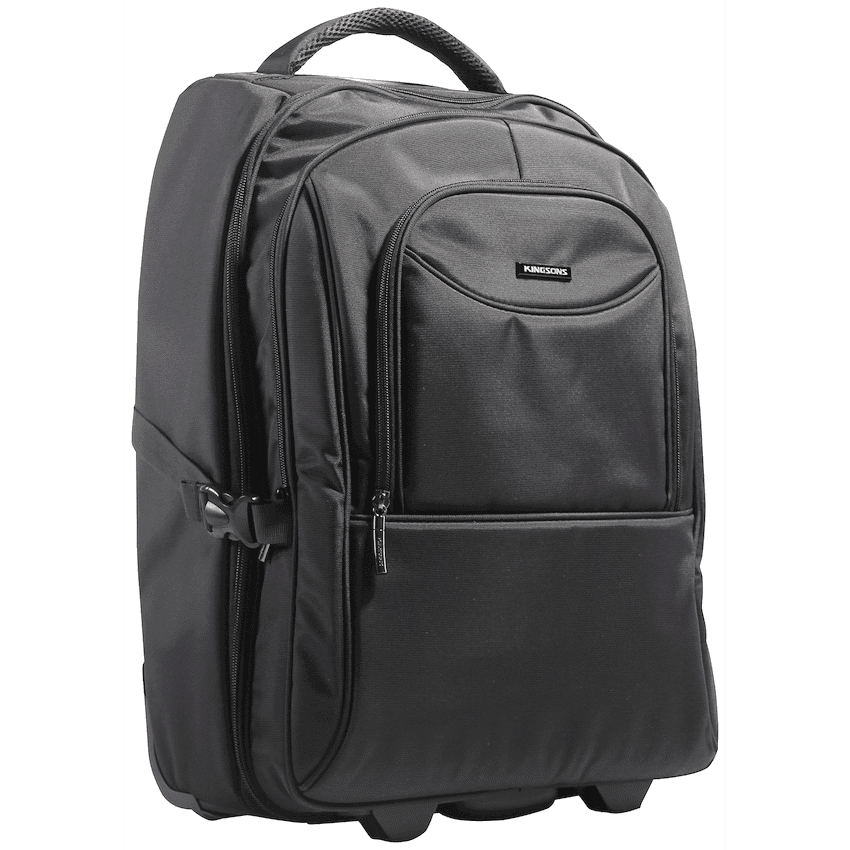 Kingsons Prime 15.6" Laptop Trolley Backpack - Black
