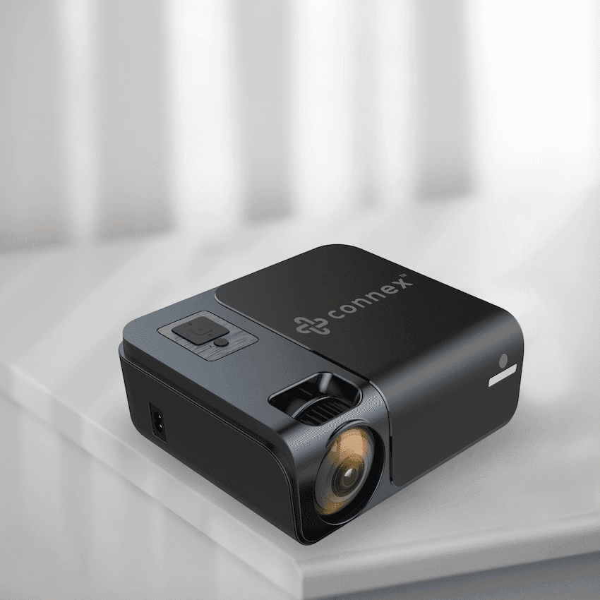 Connex Lumen series 1080P Projector with WIFI - Black