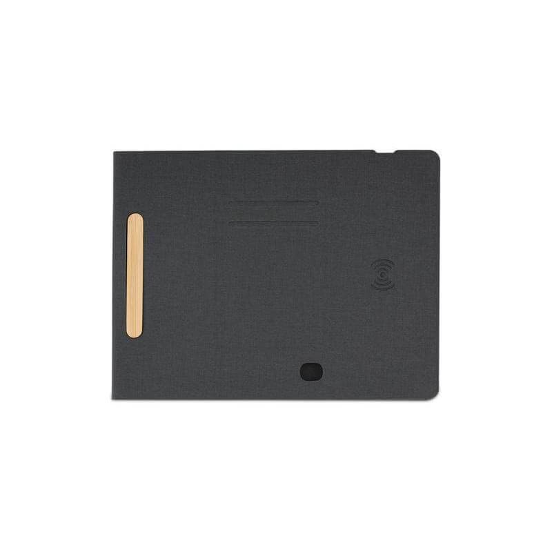 BLACE - CHANGE ZERO Recycled PU 15W Wireless Mousepad & Desk Organizer