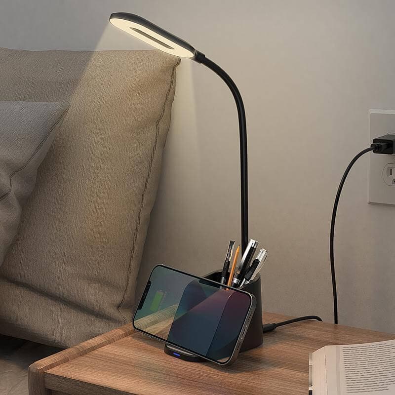 ALMERE - Giftology 3-in-1 Desk Lamp with 15W Wireless Charger & Pen Holder