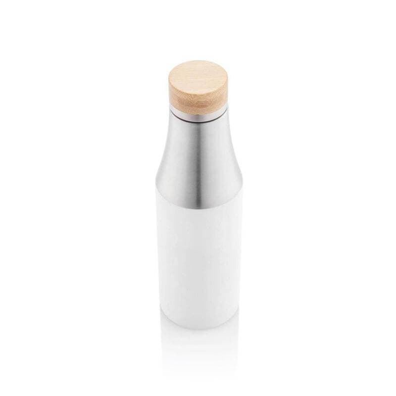 R-BREDA - CHANGE Collection Recycled Insulated Water Bottle - White