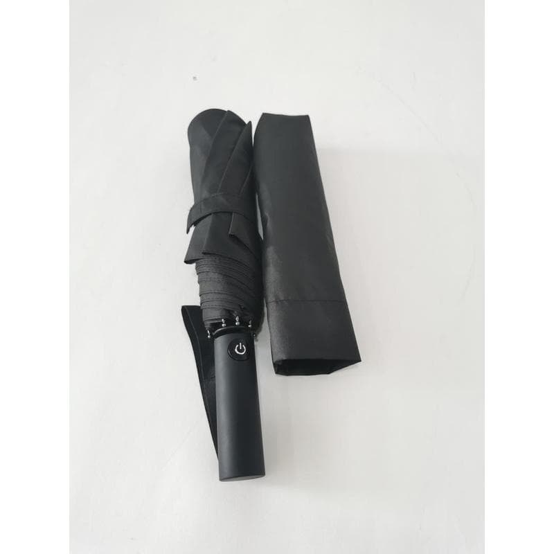 URBINO - Santhome RPET Auto-Open 23" Umbrella with SPF50 UV Protection - Black