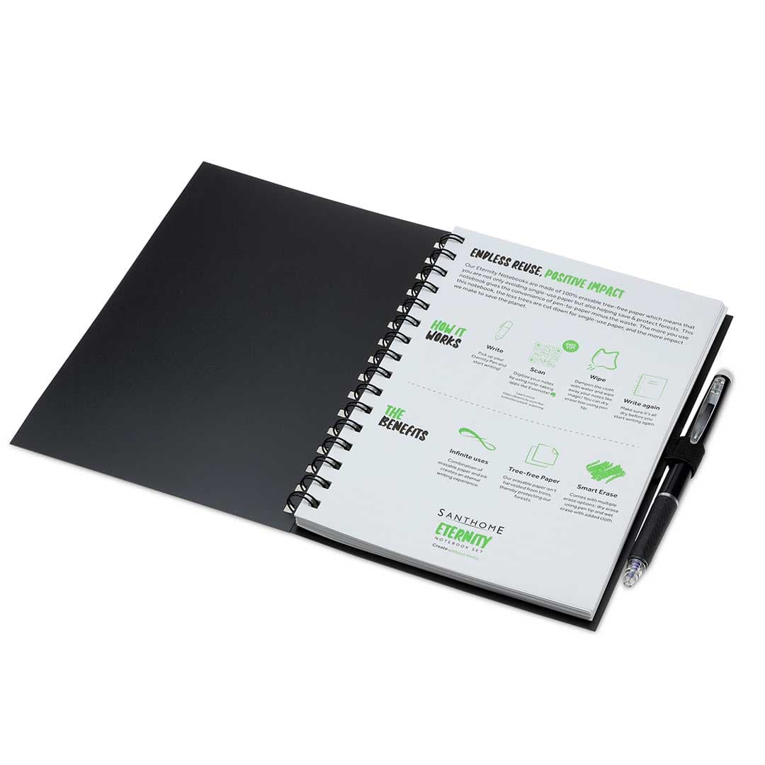 Santhome® Eternity - The Reusable Notebook & Pen Set