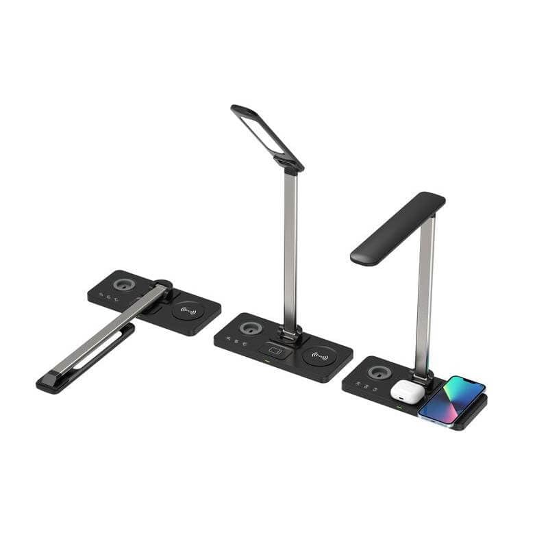 VELES - @memorii 3 in 1 Wireless Charger with Desk Lamp