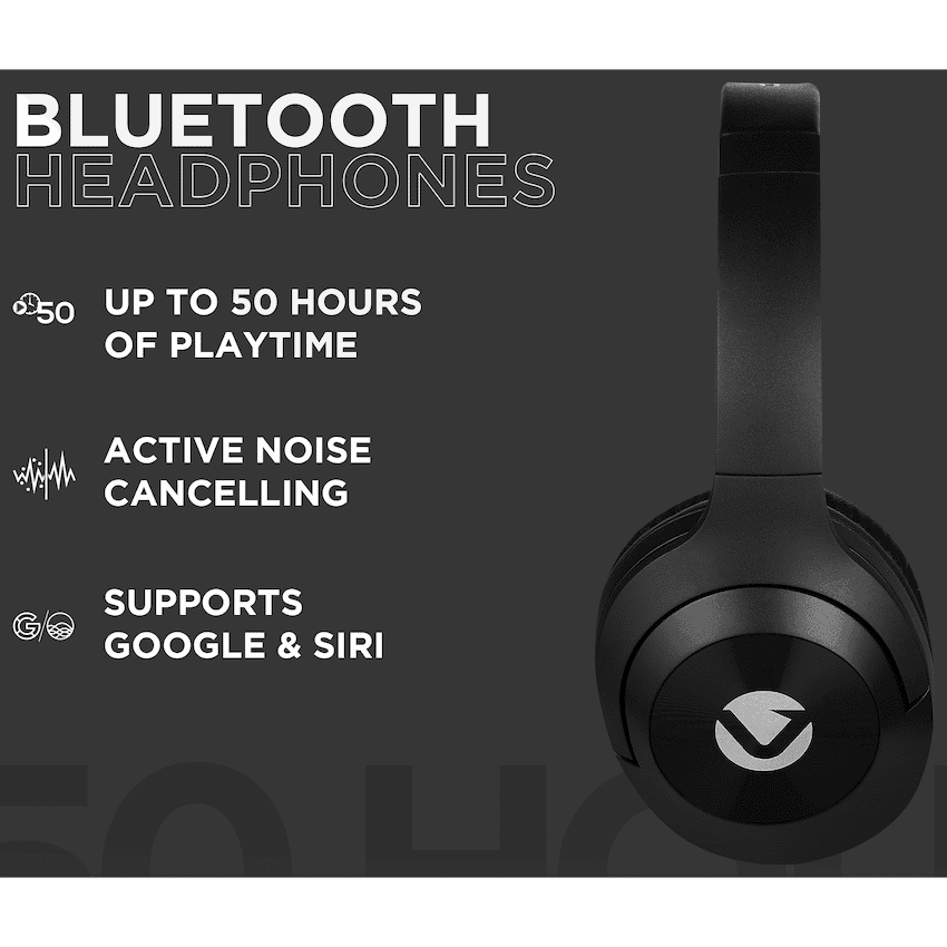 Volkano Rhapsody 3.0 Series Active Noise Cancelling BT Headphones