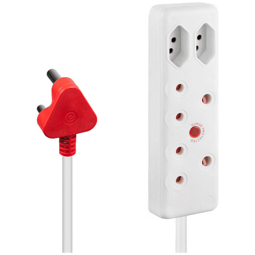 Ellies 4 Way Medium Surge Extension Lead -5M