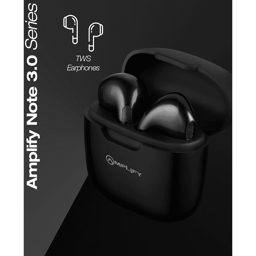 Amplify Note 3.0 Series TWS Earphones - Black