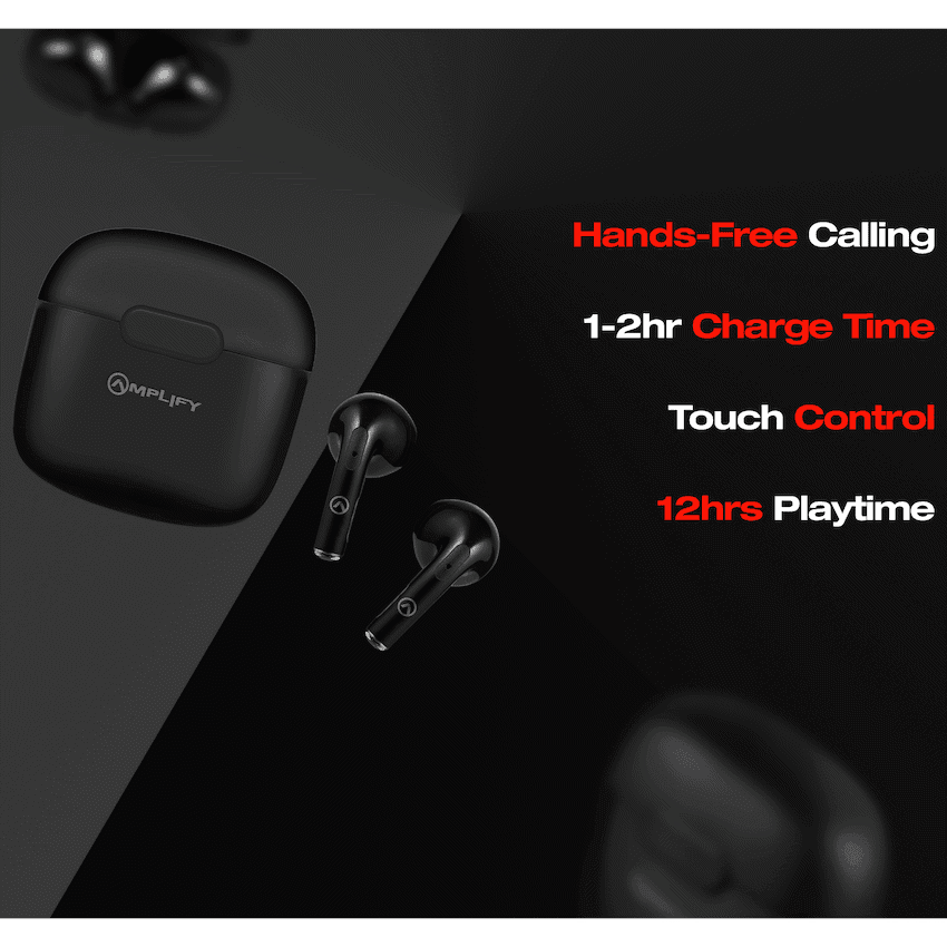 Amplify Note 3.0 Series TWS Earphones - Black