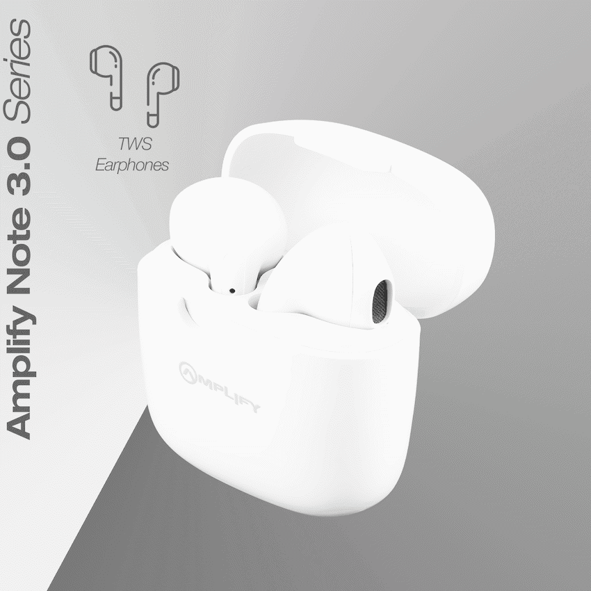 Amplify Note 3.0 Series TWS Earphones - White
