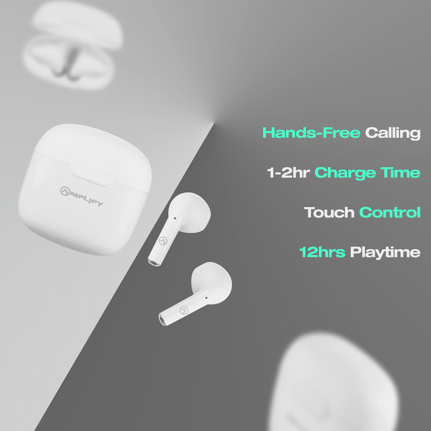 Amplify Note 3.0 Series TWS Earphones - White