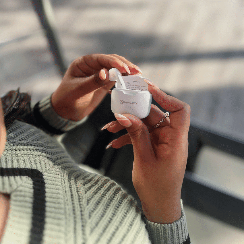 Amplify Note 3.0 Series TWS Earphones - White