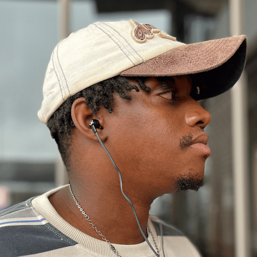 Amplify Vibe Series Earphones with Mic - Black and Grey