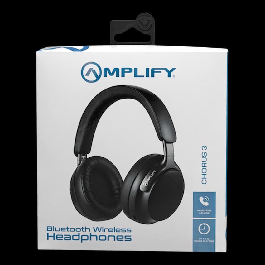 Amplify Chorus 3 Bluetooth Wireless Headphones - Black