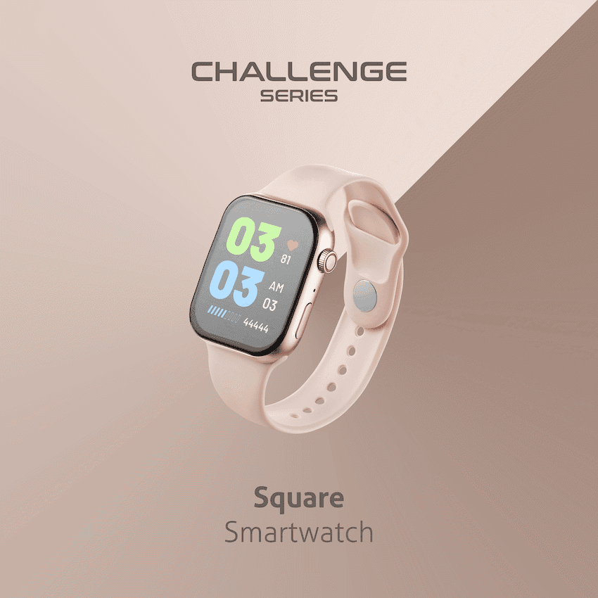Amplify Challenge Series Square Smartwatch - Gold