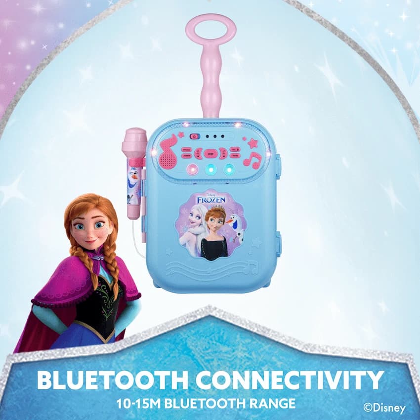 Disney Frozen Bluetooth Wheely Karaoke Machine