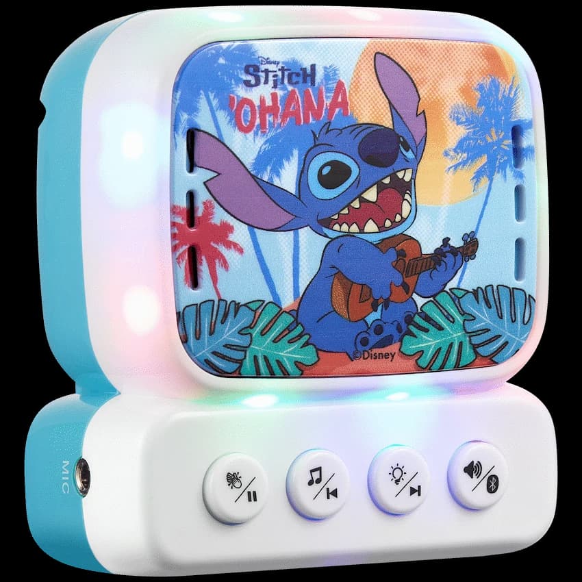 Disney Stitch Bluetooth Mini Karaoke Machine with Belt Hook