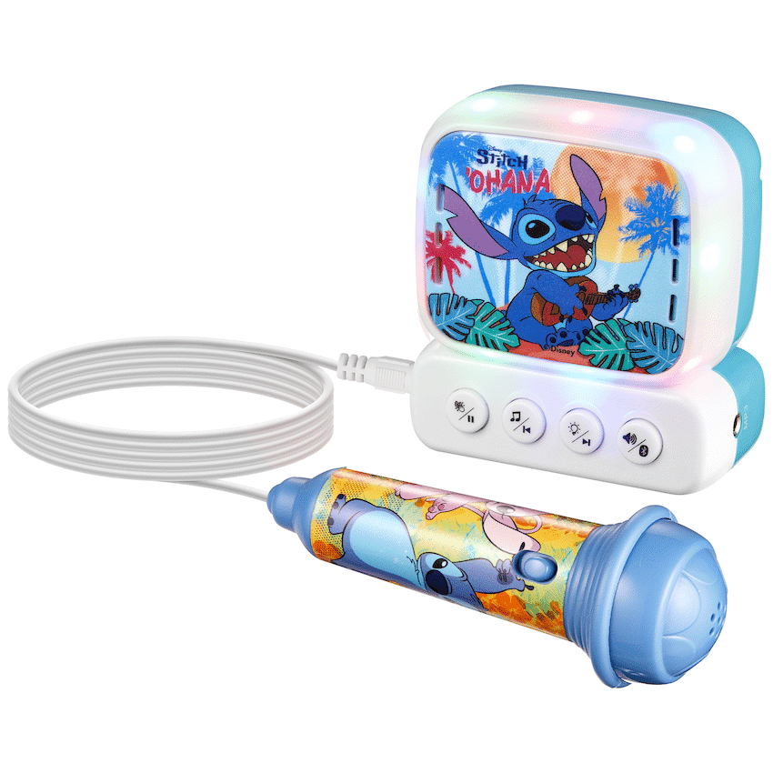 Disney Stitch Bluetooth Mini Karaoke Machine with Belt Hook