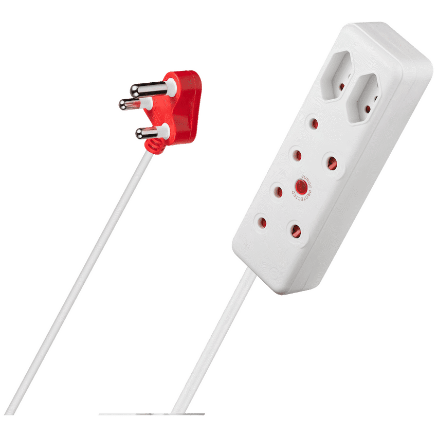 Ellies 4 Way Medium Surge Extension Lead -3M