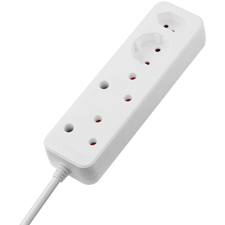 Switched High Surge 4-Way Multiplug 3m 1140J